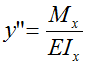 Дифференциальное уравнение изогнутой оси балки