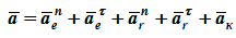 формула ускорения для неравномерных криволинейных движений