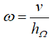 Формула угловой скорости при сферическом движении твердого тела