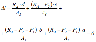 Уравнение совместности деформаций записанное через внешние силы